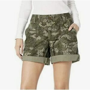 Carhartt‎ El Paso Women's Shorts Size 14 Floral Camo Original Fit Roll Tab NWT